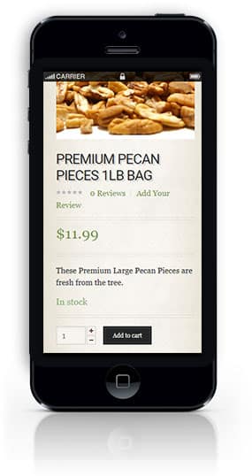 image of southern-pecan-products-ecommerce-website-mobile-view-page-featured-project-2020-georgia-web-development