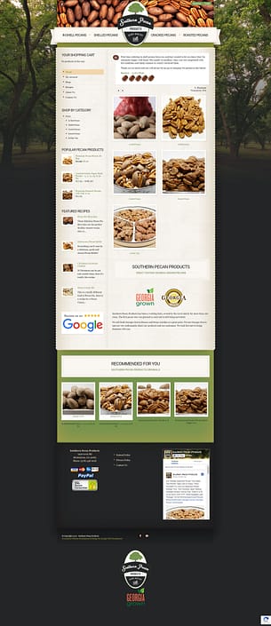 image of southern-pecan-products-ecommerce-website-home-page-featured-project-2020-georgia-web-development